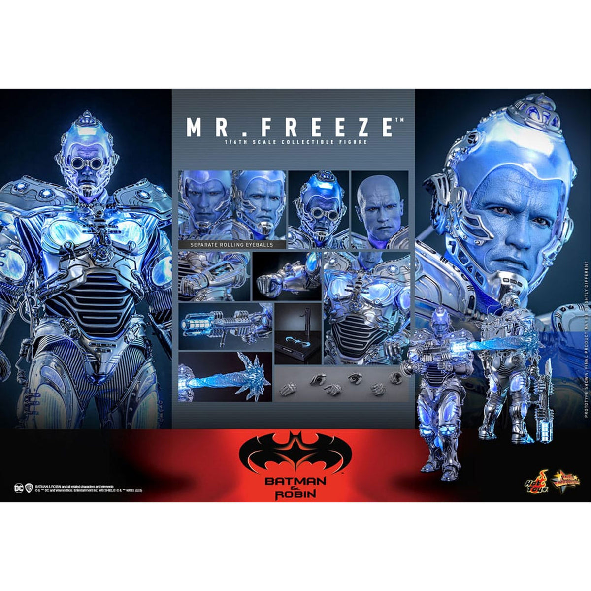 Batman & Robin Movie Masterpiece Action Figure 1/6 Mr. Freeze