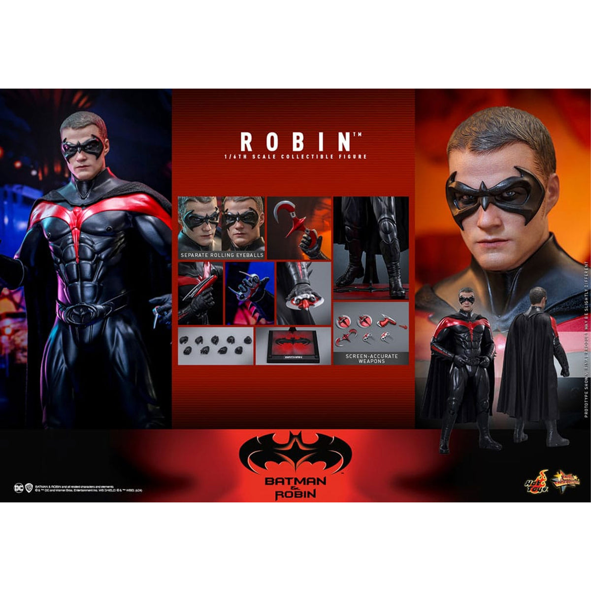 Batman & Robin Movie Masterpiece Action Figure 1/6 Robin