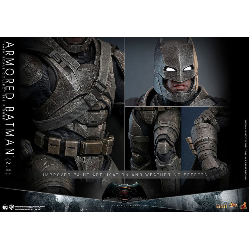 Batman v Superman: Dawn of Justice Movie Masterpiece 1/6 Armored Batman 2.0 -Action Figuuri