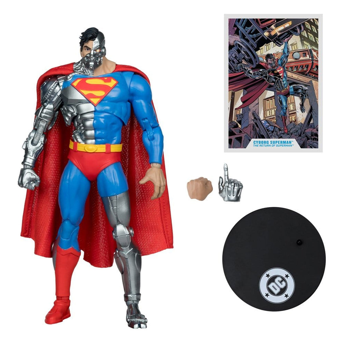 DC Multiverse McFarlane Vault Collection Cyborg Superman (Revenge of the Green Lanterns) -Action Figure