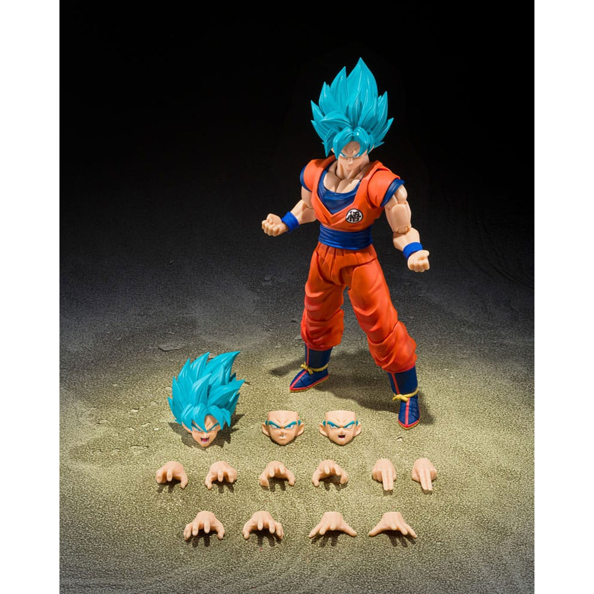 Dragon Ball Super S.H.Figuarts Super Saiyan God Super Son Goku (Blue power transcending Limits) -Action Figure