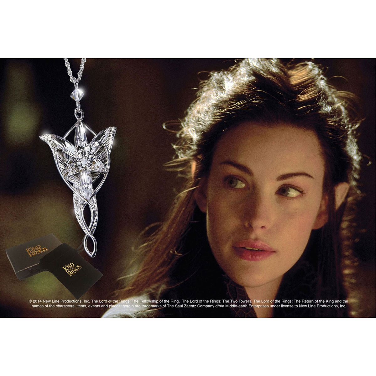 Lord of the Rings Pendant Arwen's Evenstar (silver plated)