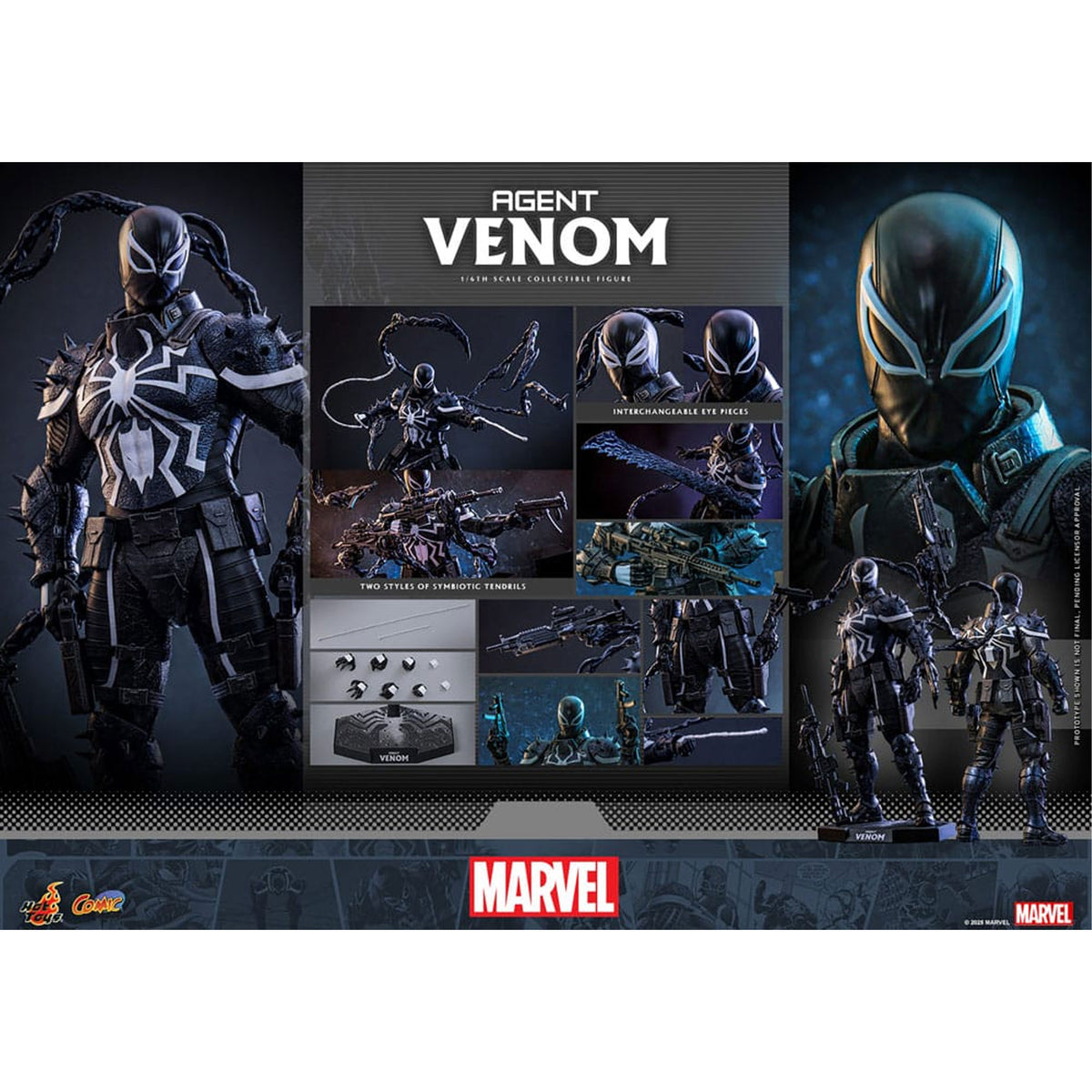 Marvel Comics Action Figure 1/6 Agent Venom