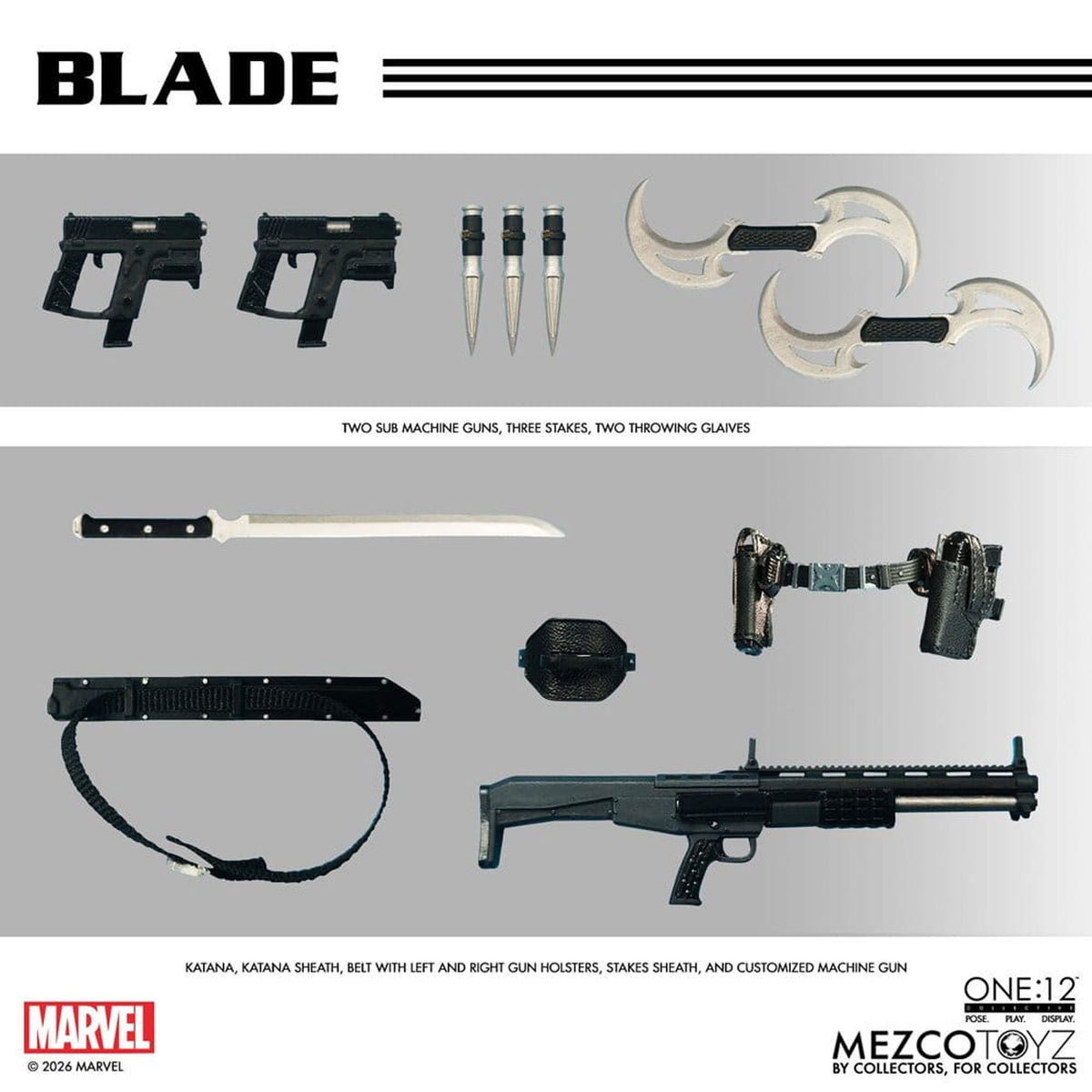 Marvel Comics One:12 Collective 1/12 Blade -Action Figure