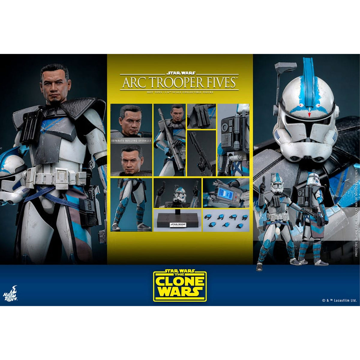 Star Wars: The Clone Wars 1/6 Arc Trooper Fives