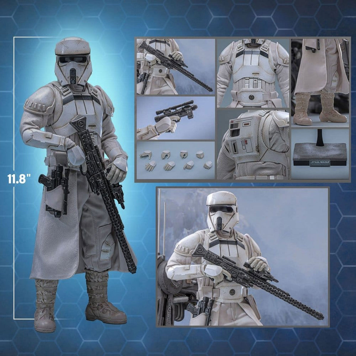 Star Wars: The Mandalorian & Grogu Movie Masterpiece 1/6 Imperial Remnant AT-RT Driver -Action Figure