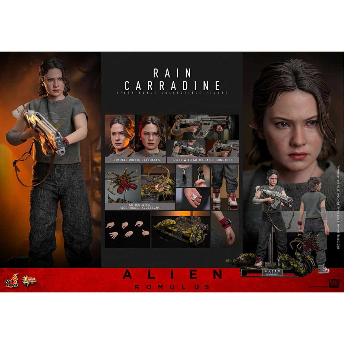 Alien: Romulus Movie Masterpiece 1/6 Rain Carradine -Action Figure