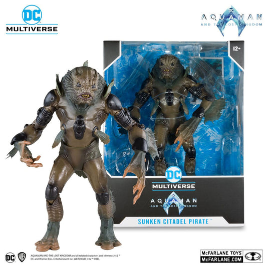 Aquaman and the Lost Kingdom DC Multiverse Megafig Sunken Citadel Pirate -Action Figuuri