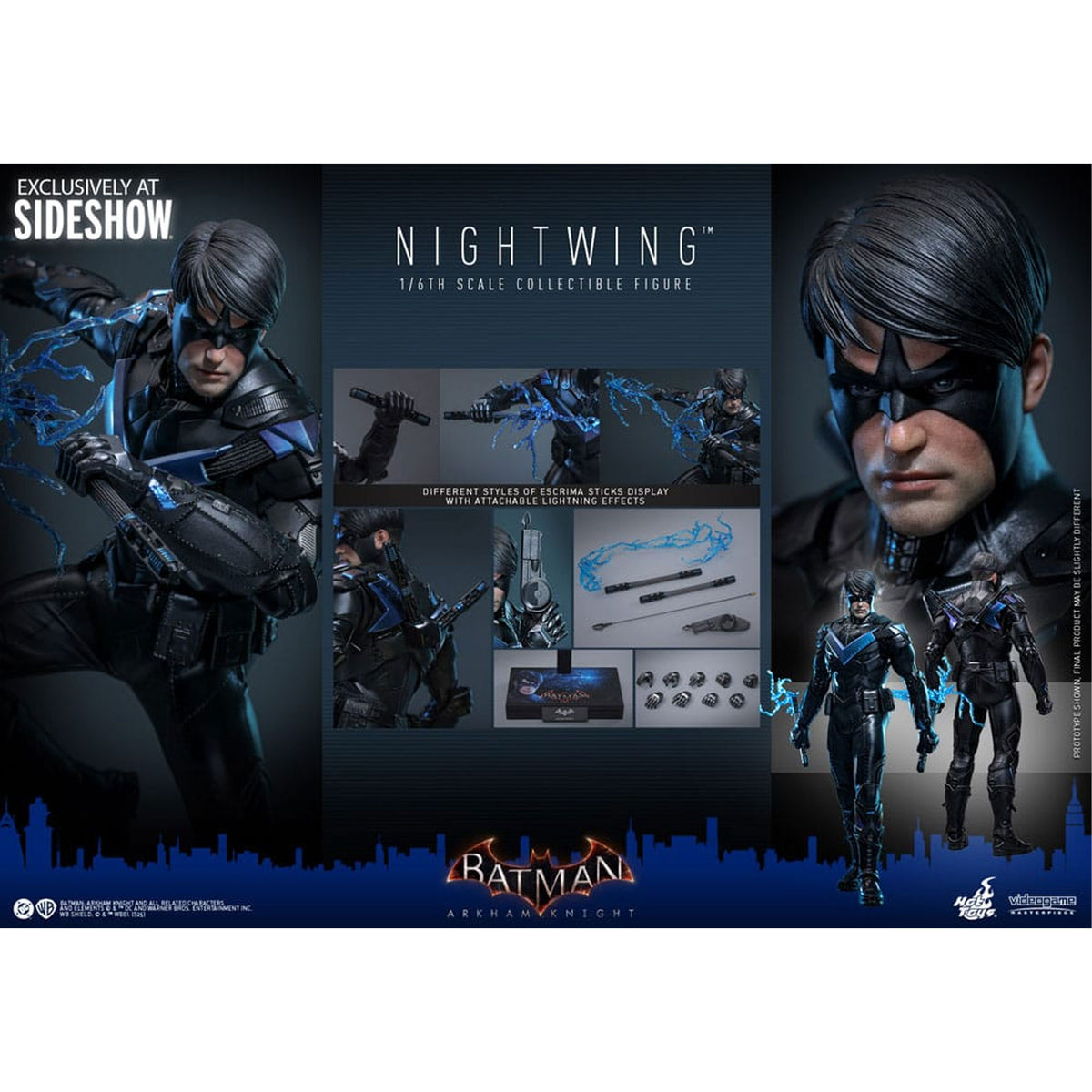 Batman Arkham Knight Videogame Masterpiece 1/6 Nightwing -Action Figuuri