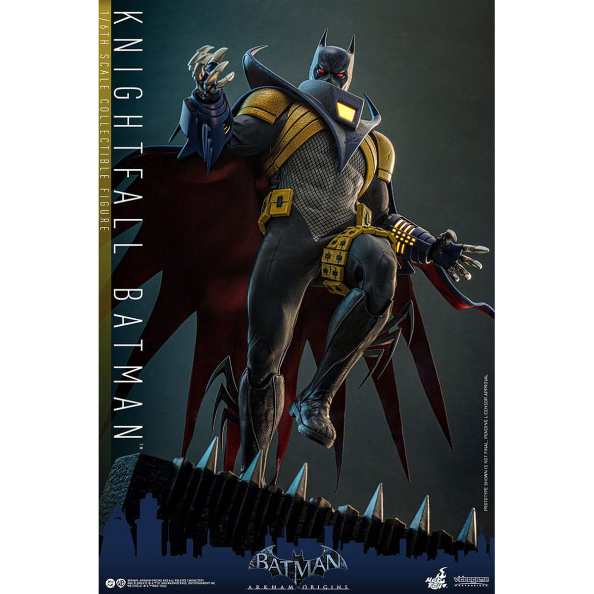 Batman: Arkham Origins Videogame Masterpiece 1/6 Knightfall Batman -Action Figuuri