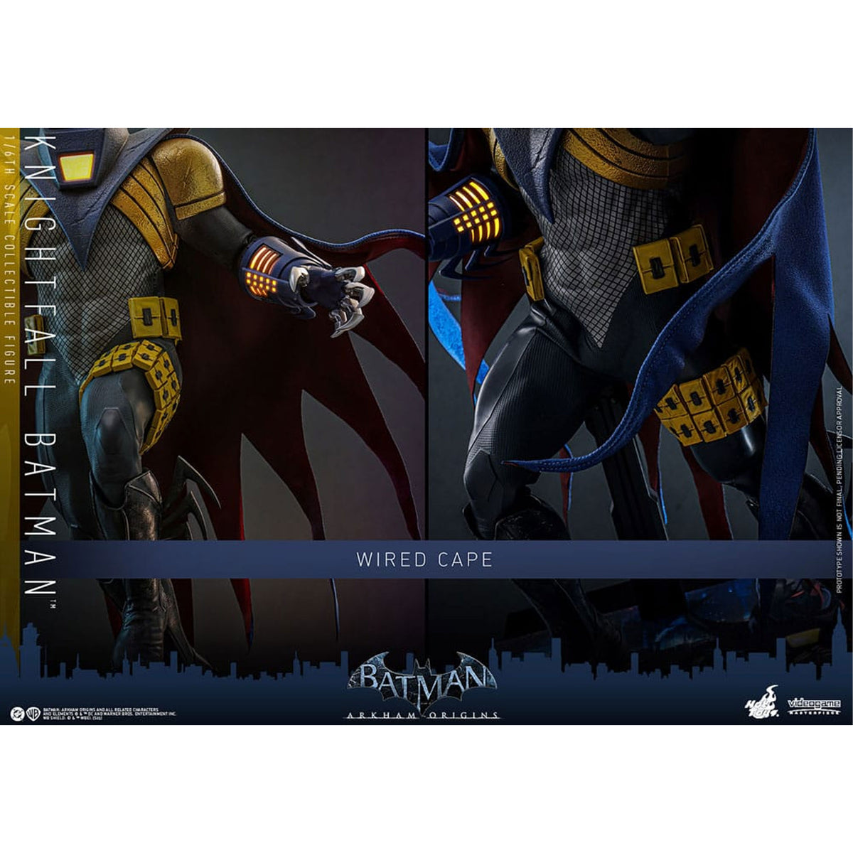 Batman: Arkham Origins Videogame Masterpiece 1/6 Knightfall Batman -Action Figuuri