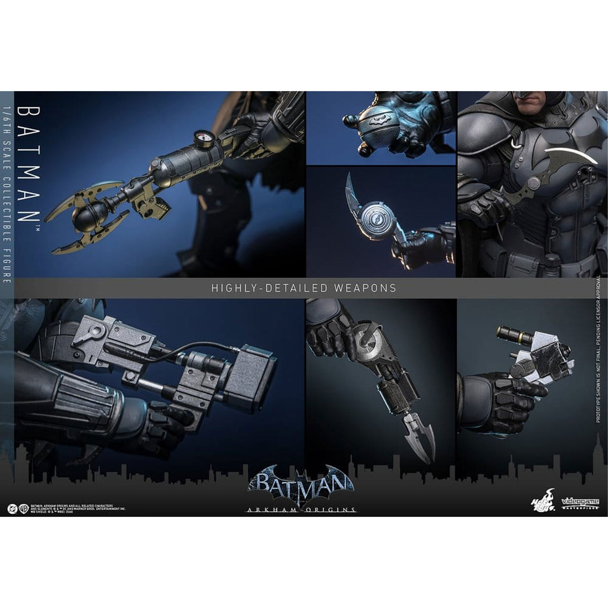 Batman Arkham Origins Videogame Masterpiece 1/6 Batman -Action Figure