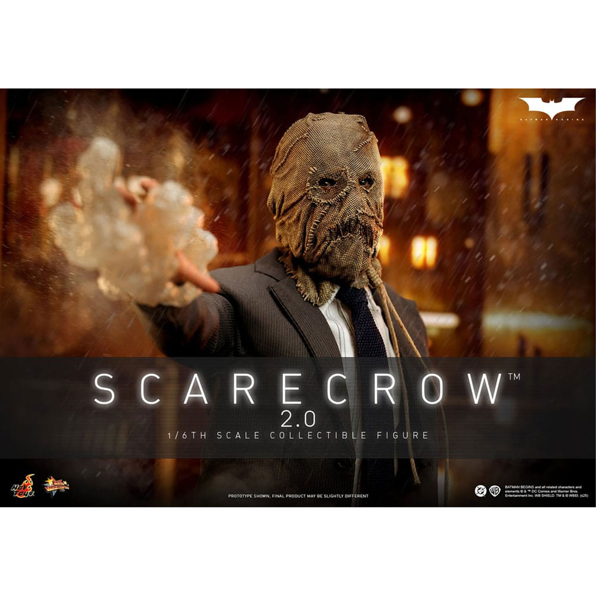 Batman Begins Movie Masterpiece 1/6 Scarecrow 2.0 -Action Figuuri