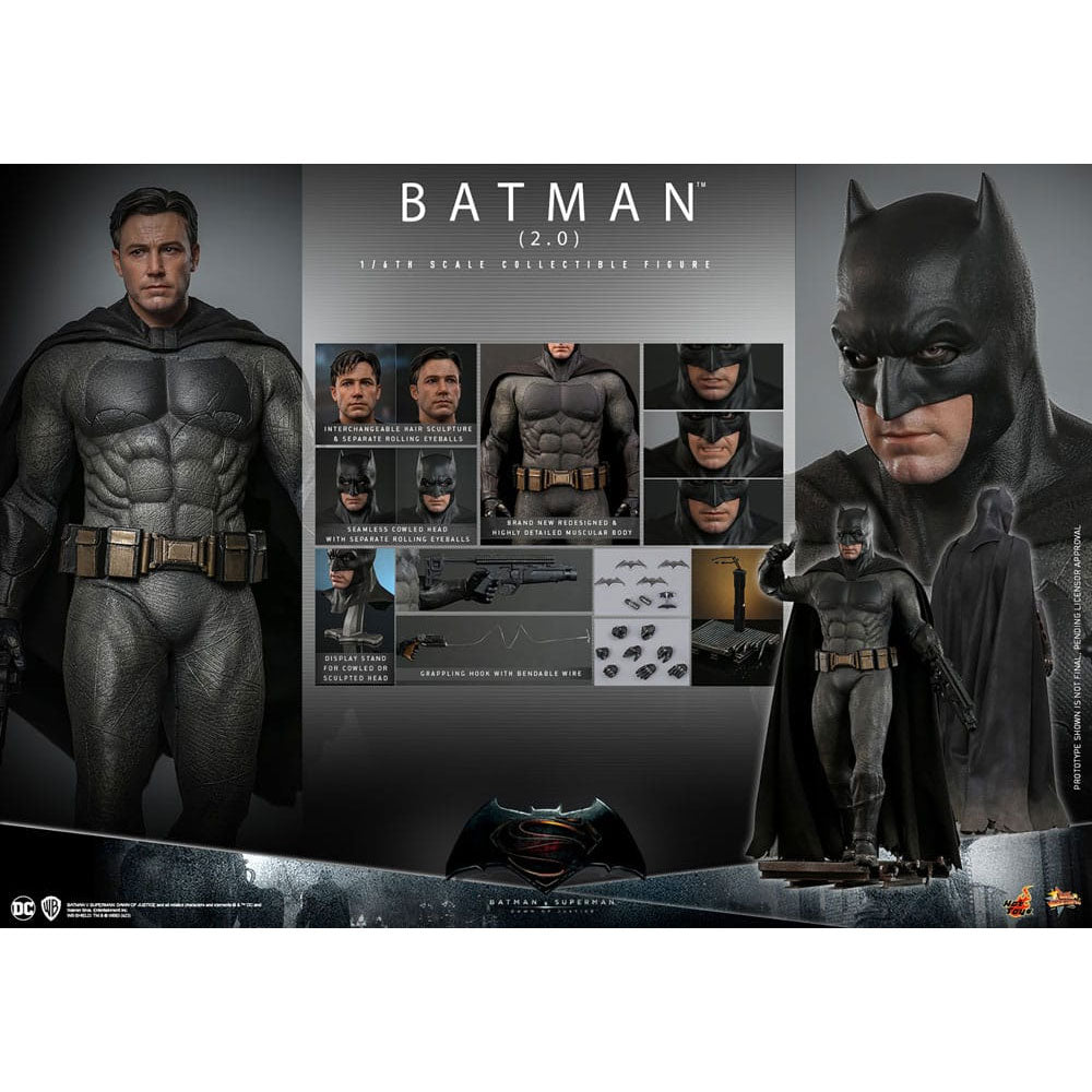 Batman v Superman: Dawn of Justice Movie Masterpiece 1/6 Batman 2.0