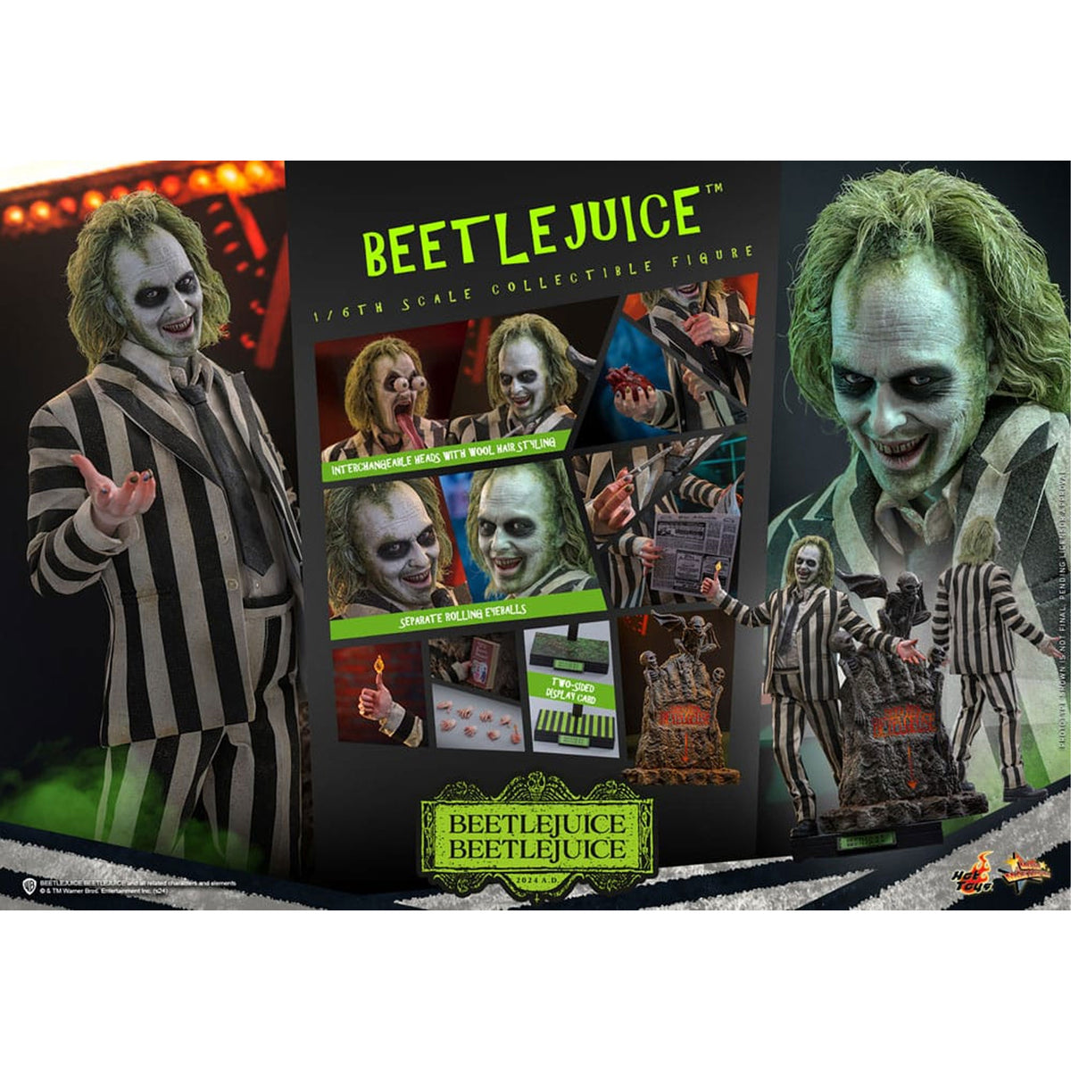 Beetlejuice Movie Masterpiece 1/6 Beetlejuice -Action Figuuri