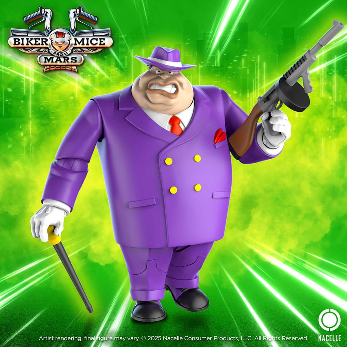 Biker Mice From Mars Limburger -Action Figuuri