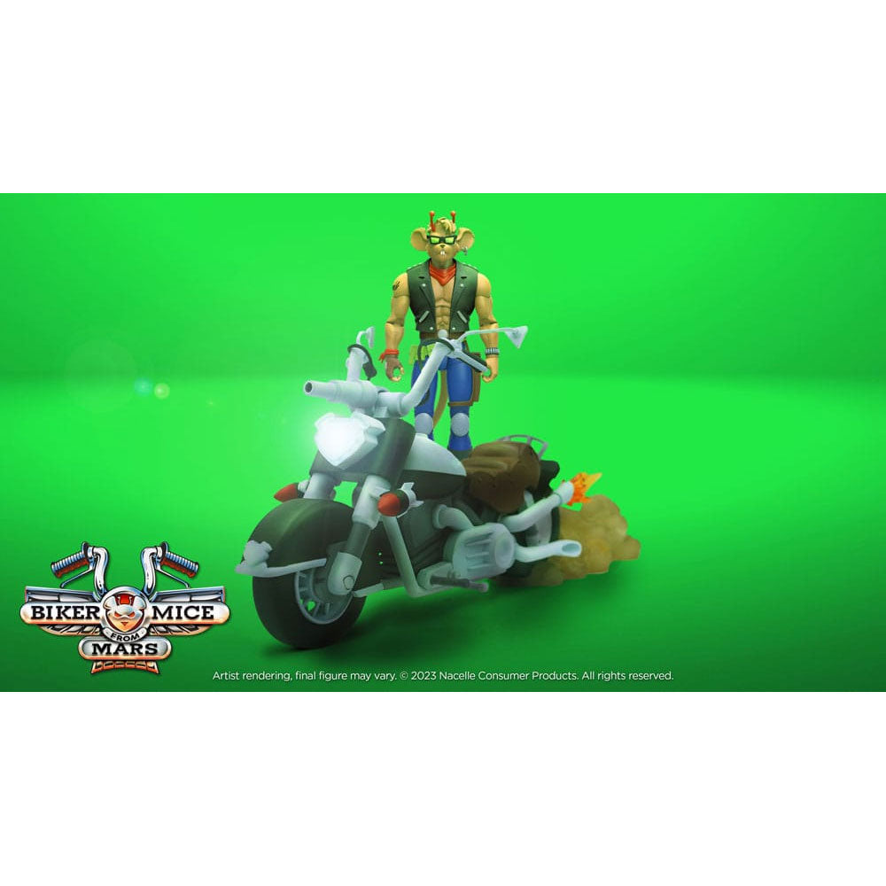 Biker Mice From Mars Vehicle Throttle's Martian Monster Bike -Action Figure