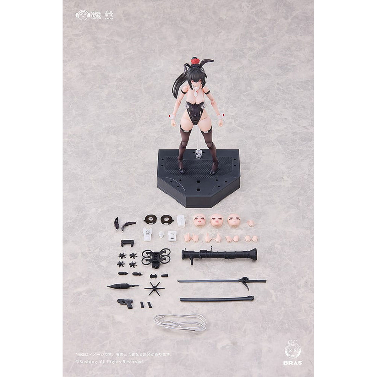 Bunny Rapid Action Squad 1/12 Attacker Runa -Action Figure