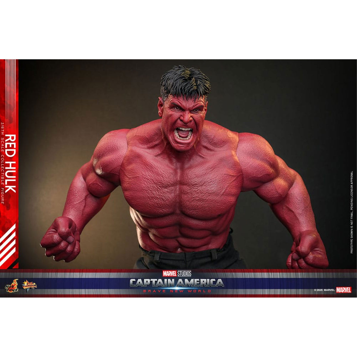 Captain America: Brave New World Movie Masterpiece Action Figure 1/6 Red Hulk