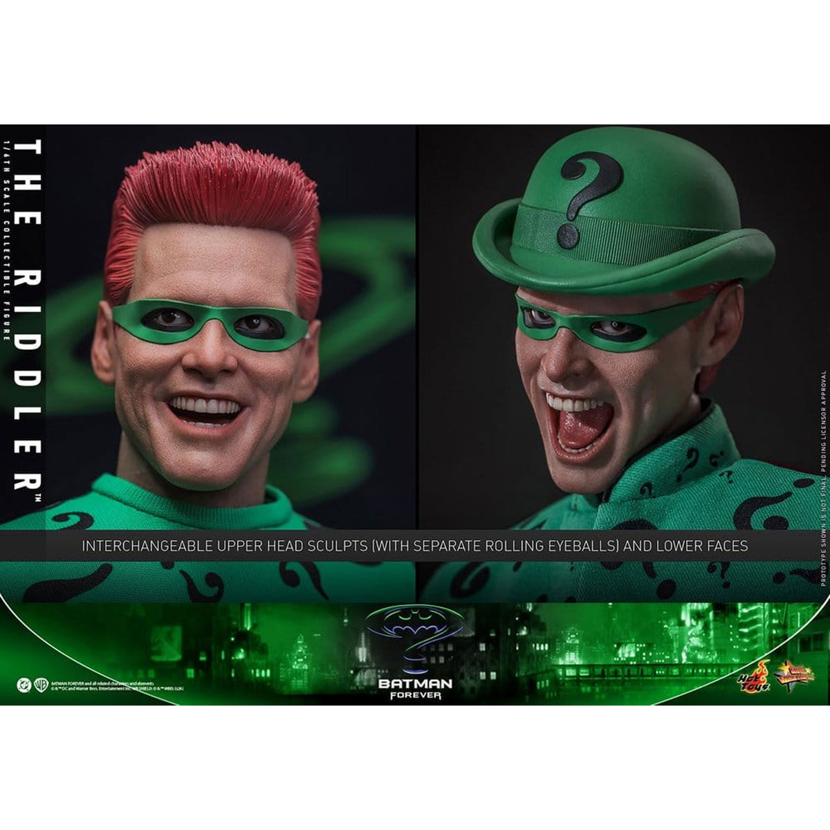 DC Comics Batman Forever Movie Masterpiece 1/6 Riddler -Action Figure