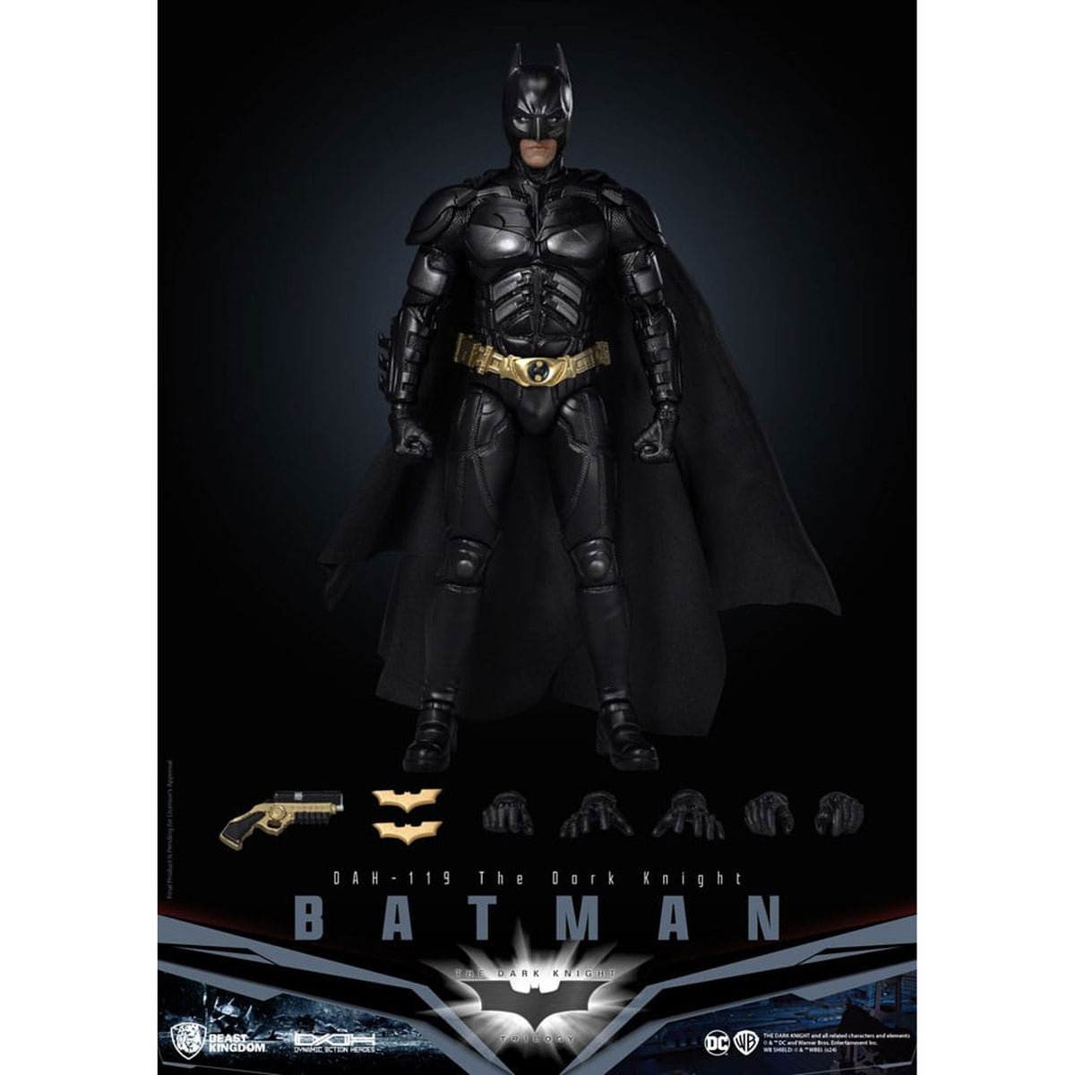 DC Comics Dynamic 8ction Heroes 1/9 Batman (The Dark Knight) -Actionfigur