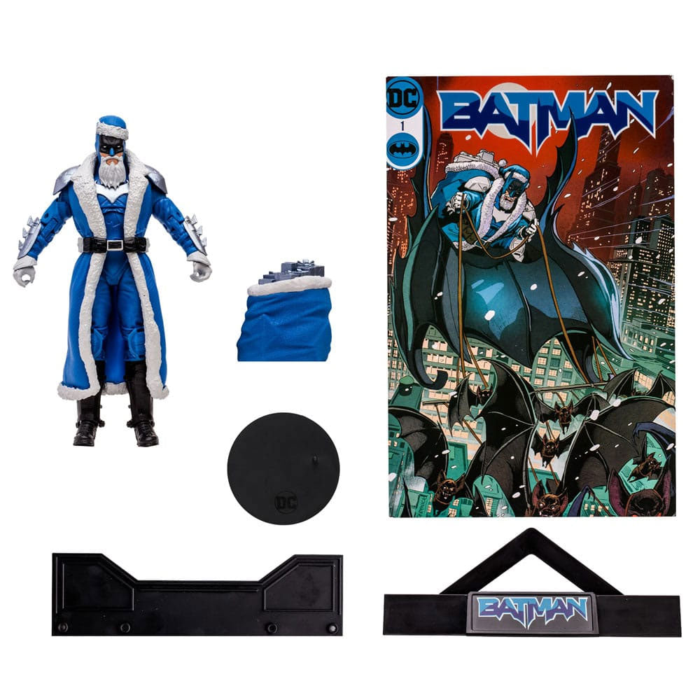 DC Multiverse Bat Santa (Blue Variant)(Gold Label) -Action Figuuri