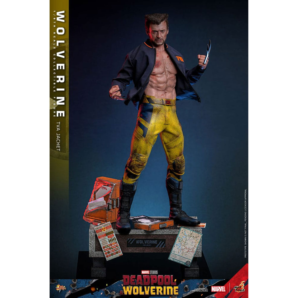 Deadpool & Wolverine Movie Masterpiece 1/6 Wolverine (TVA Jacket Version) -Action Figuuri