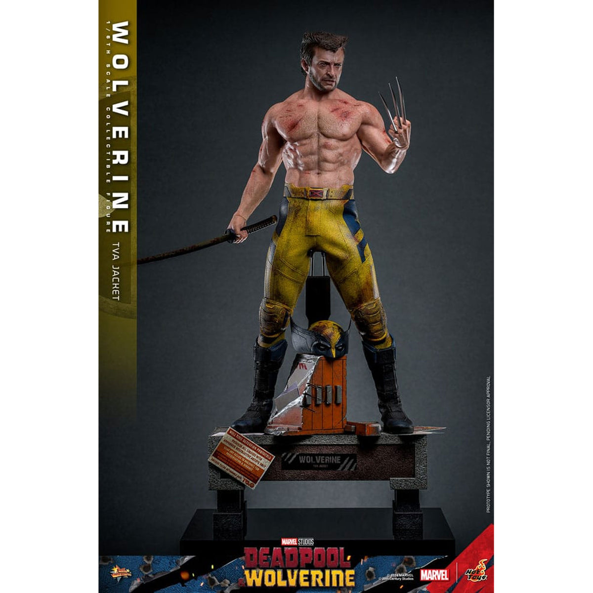 Deadpool & Wolverine Movie Masterpiece 1/6 Wolverine (TVA Jacket Version) -Action Figuuri