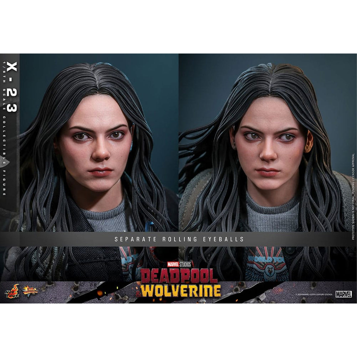 Deadpool & Wolverine Movie Masterpiece 1/6 X-23 -Action Figuuri