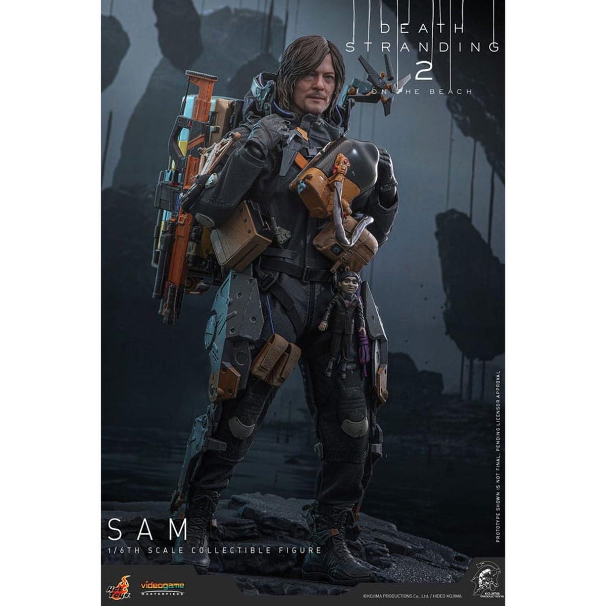 Death Stranding 2: On the Beach Videogame Masterpiece 1/6 Sam -Action Figuuri