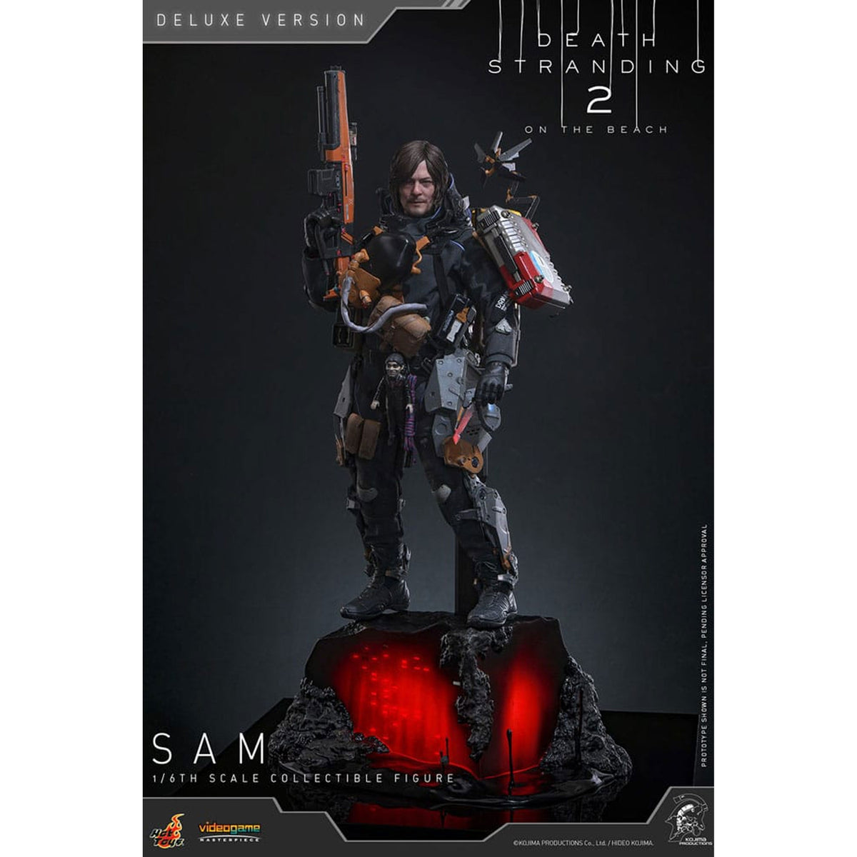 Death Stranding 2: On the Beach Videogame Masterpiece 1/6 Sam (Deluxe Version) -Action Figuuri