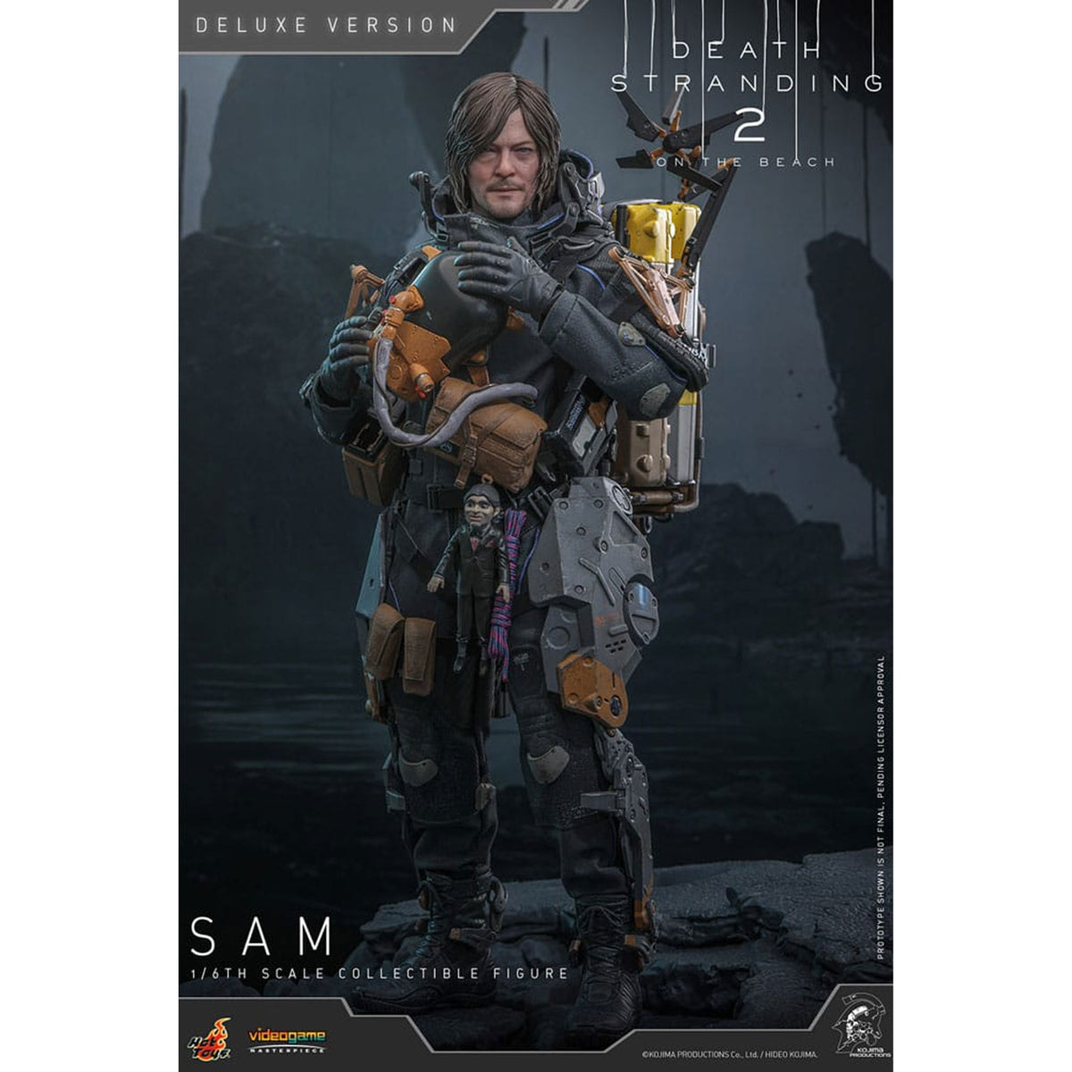Death Stranding 2: On the Beach Videogame Masterpiece 1/6 Sam (Deluxe Version) -Action Figuuri