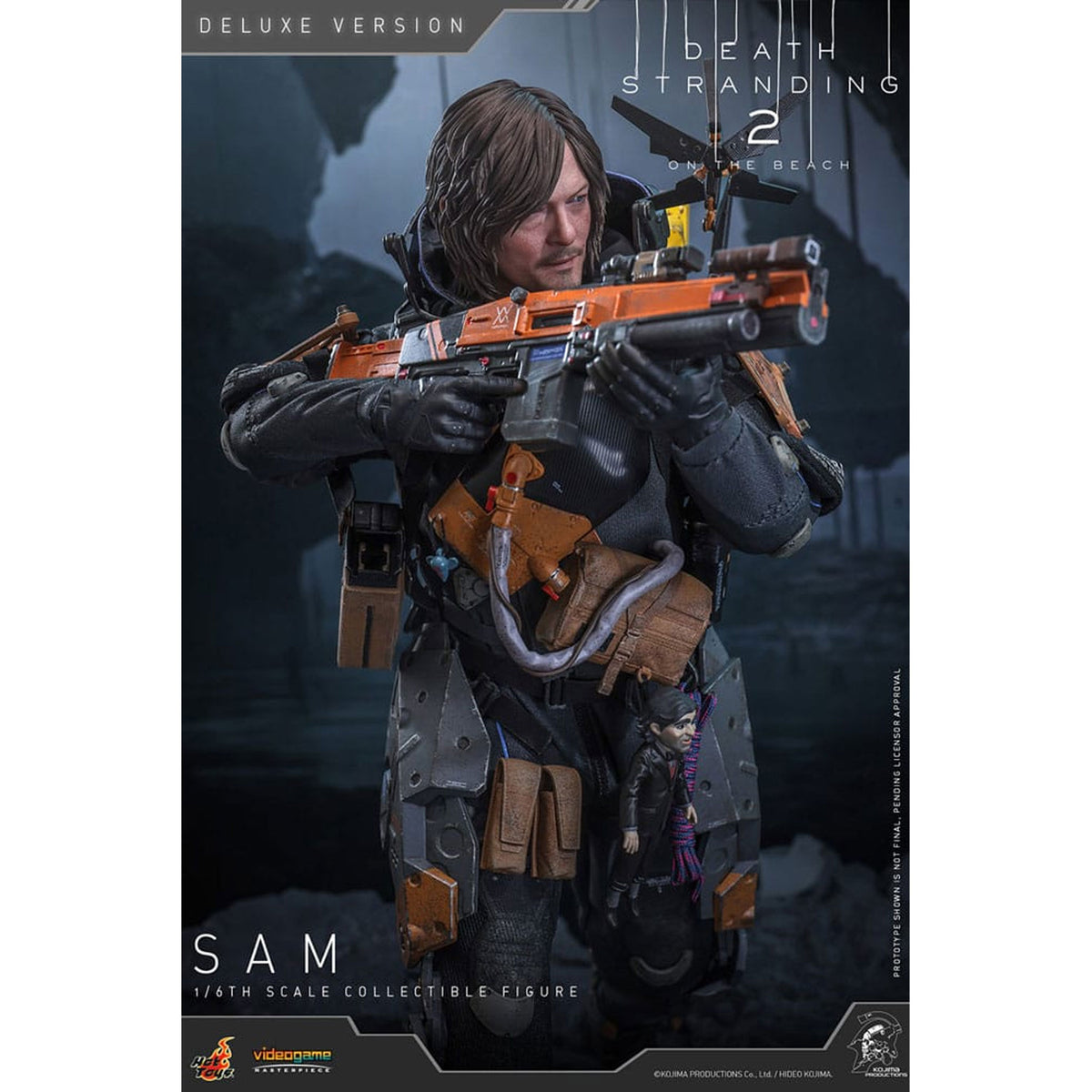 Death Stranding 2: On the Beach Videogame Masterpiece 1/6 Sam (Deluxe Version) -Action Figuuri