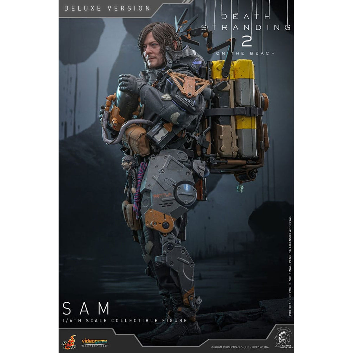 Death Stranding 2: On the Beach Videogame Masterpiece 1/6 Sam (Deluxe Version) -Action Figuuri