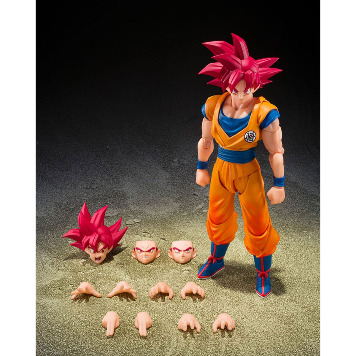 Dragon Ball Super S.H.Figuarts  Super Saiyan God Son Goku (God Aura) -Action Figure