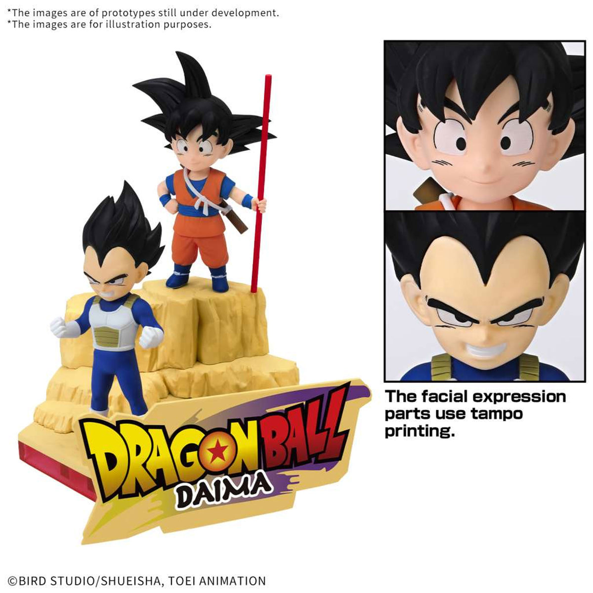 Dragon Ball Daima Son Goku & Vegeta - Modellbyggsats
