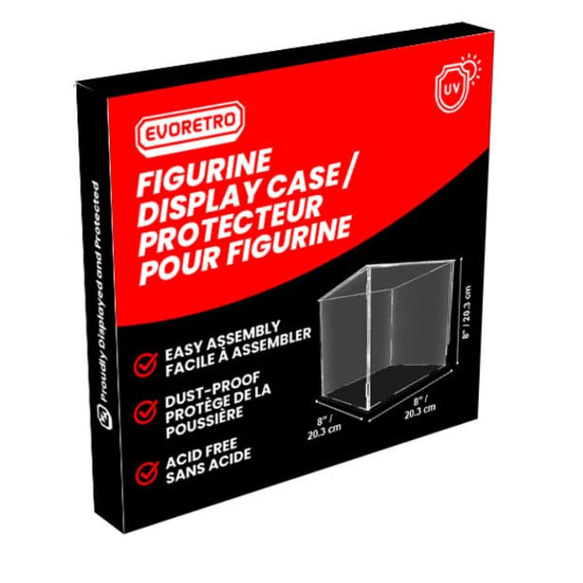 Evoretro Acrylic Modular Display Case 25 cm -Kotelo