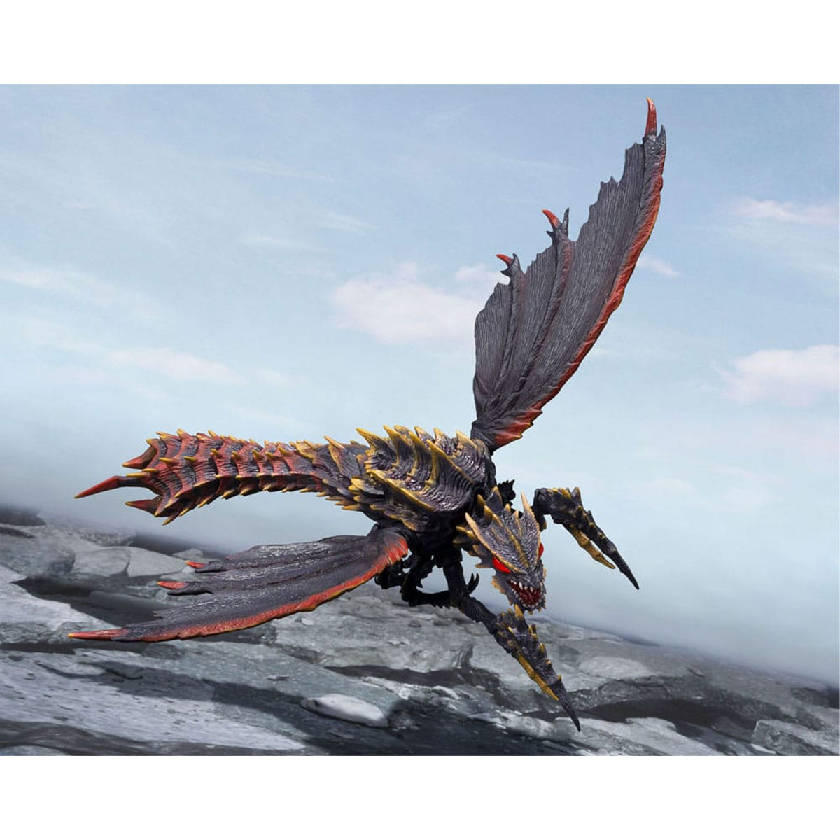 Godzilla S.H. Monster Arts Action Figure Megaguirus Evolution Set