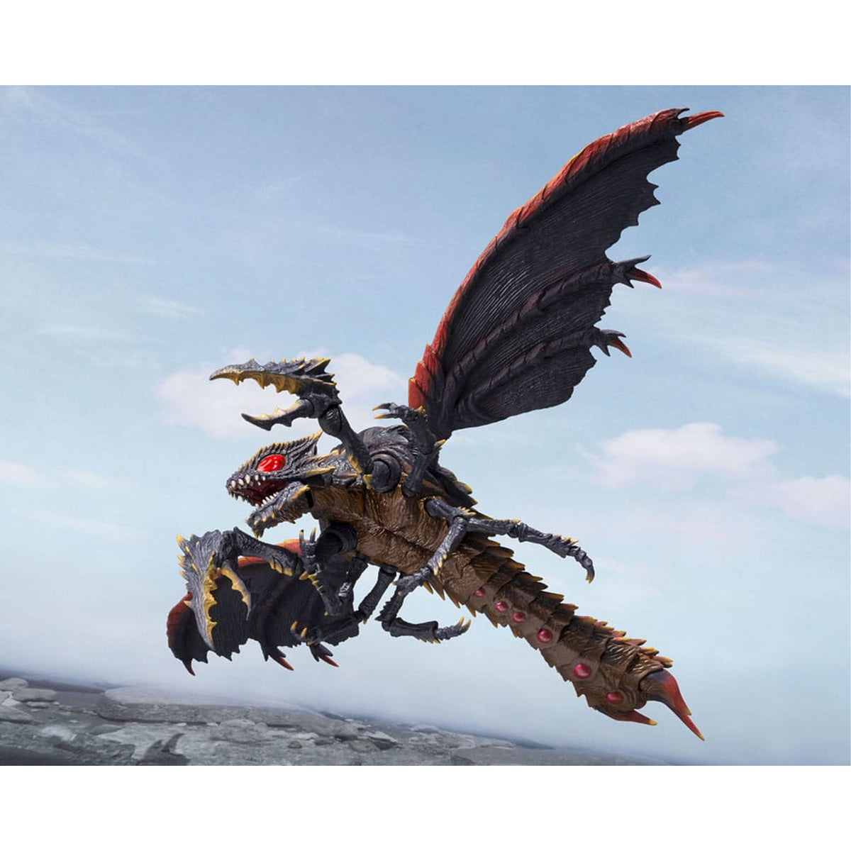 Godzilla S.H. Monster Arts Action Figure Megaguirus Evolution Set