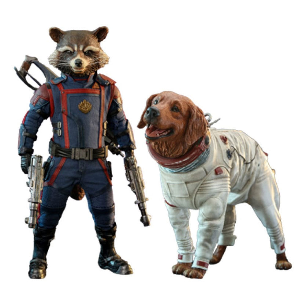 Guardians of the Galaxy Vol. 3 Movie Masterpiece 1/6 Rocket & Cosmo -Action Figuuri