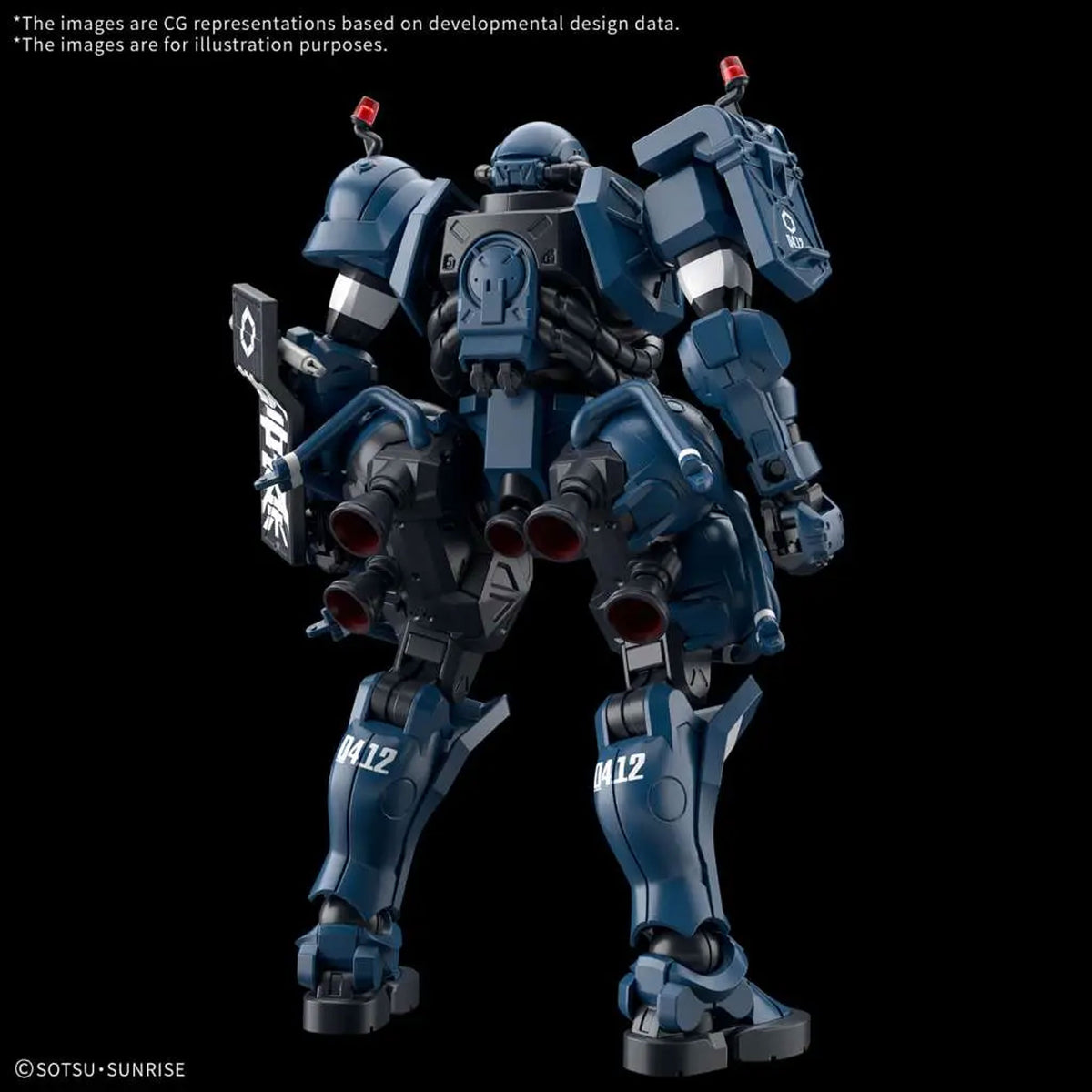 Hg Police Zaku 1/144 -Model Kit