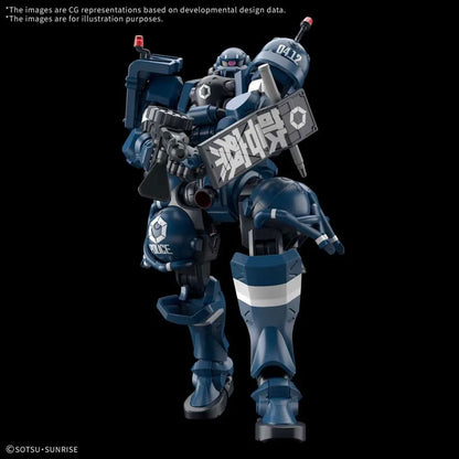 Hg Police Zaku 1/144 -Model Kit