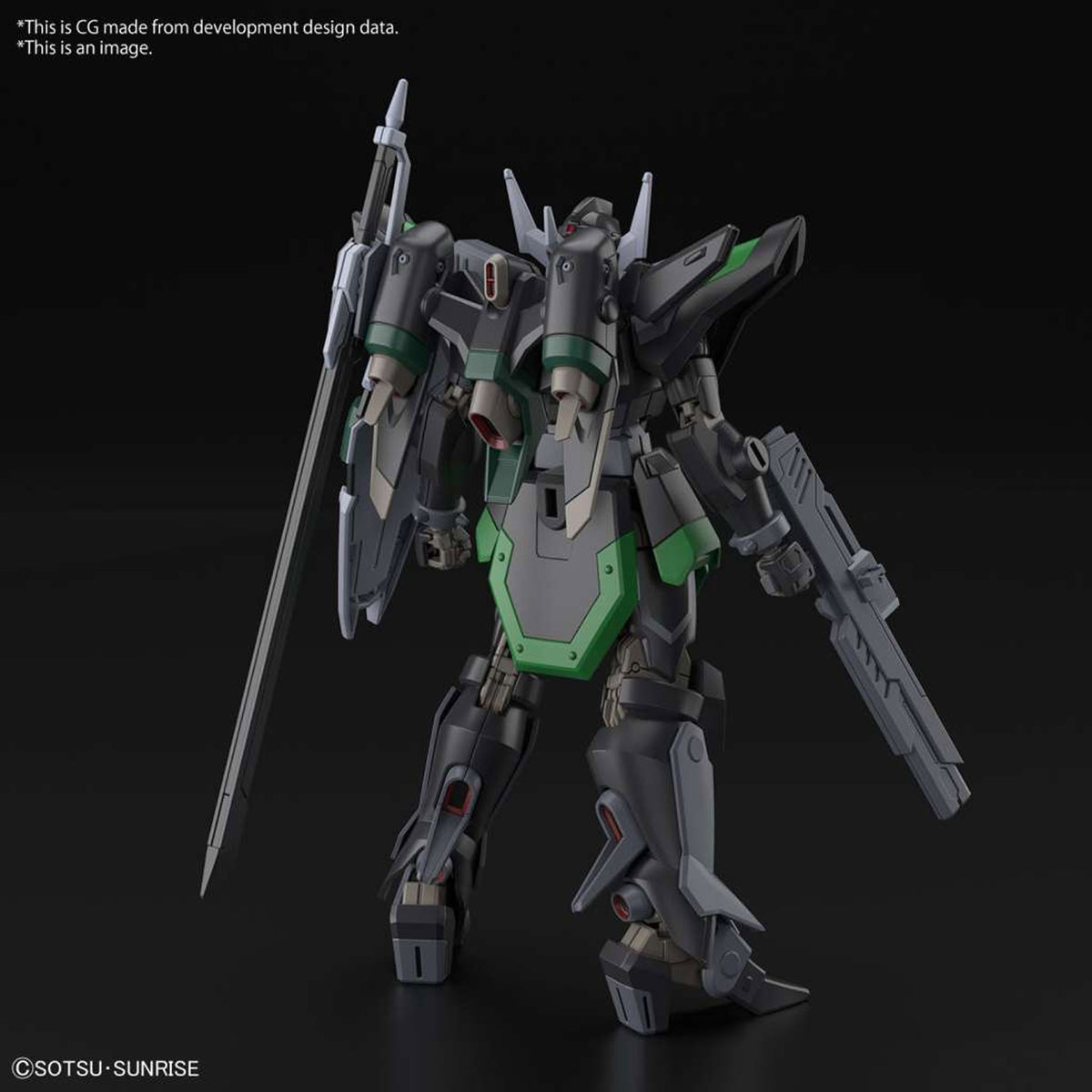 Hg Black Knight Squad Rud Ro A 1/144 -Model kit