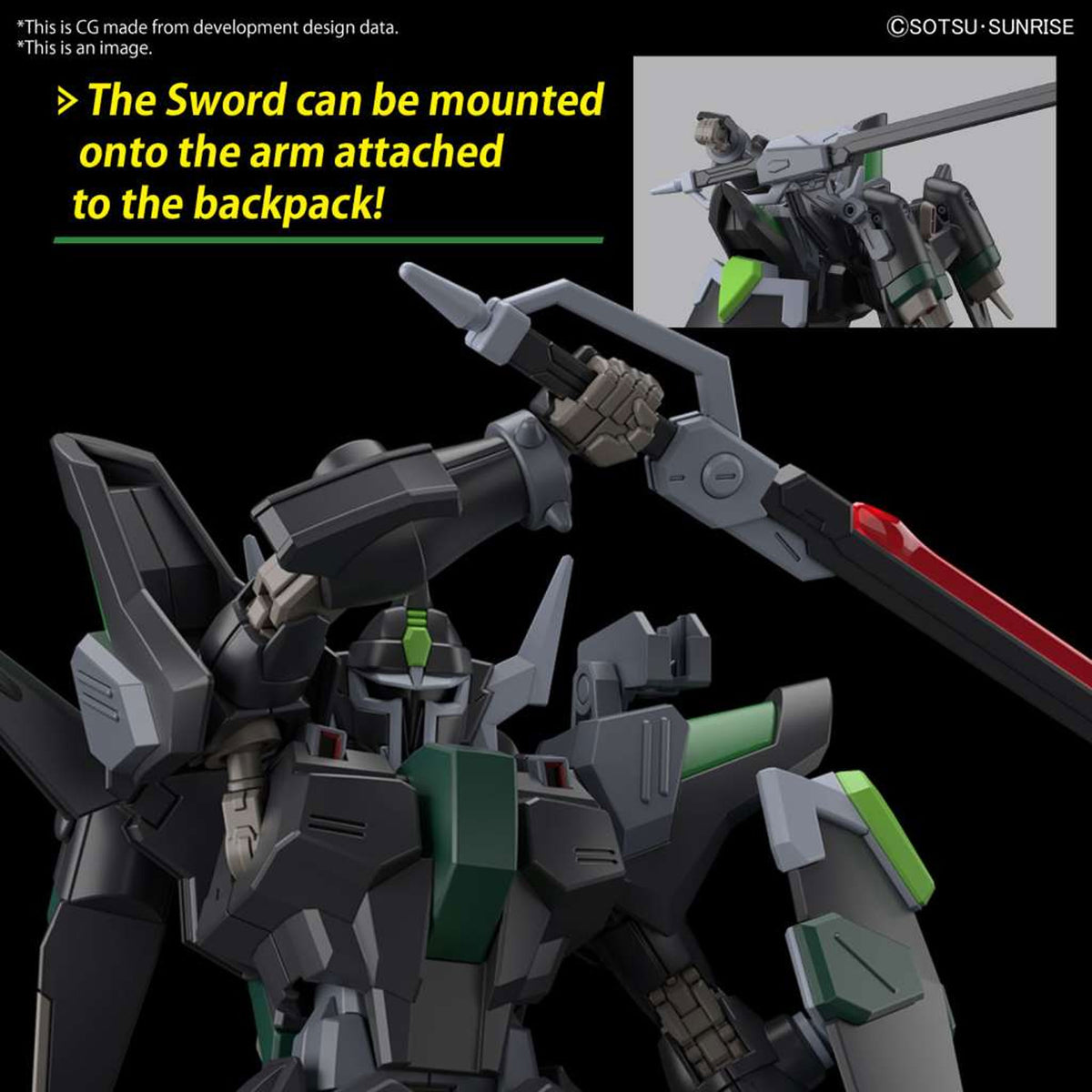 Hg Black Knight Squad Rud Ro A 1/144 -Model kit