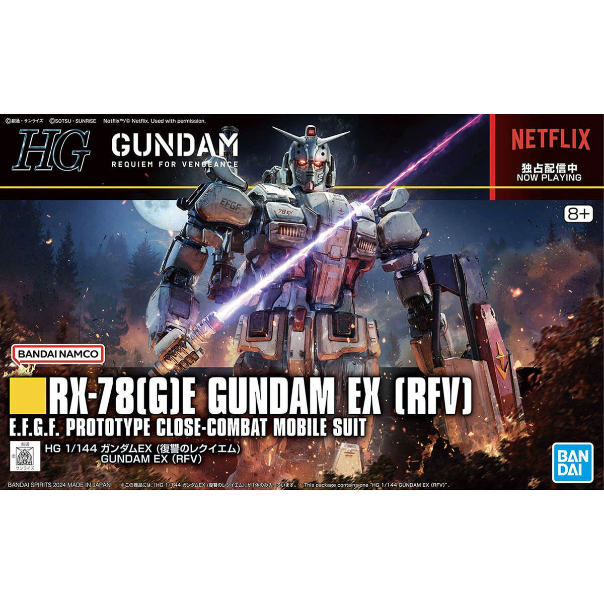 Hg Gundam Ex Rfv 1/144 -Model kit