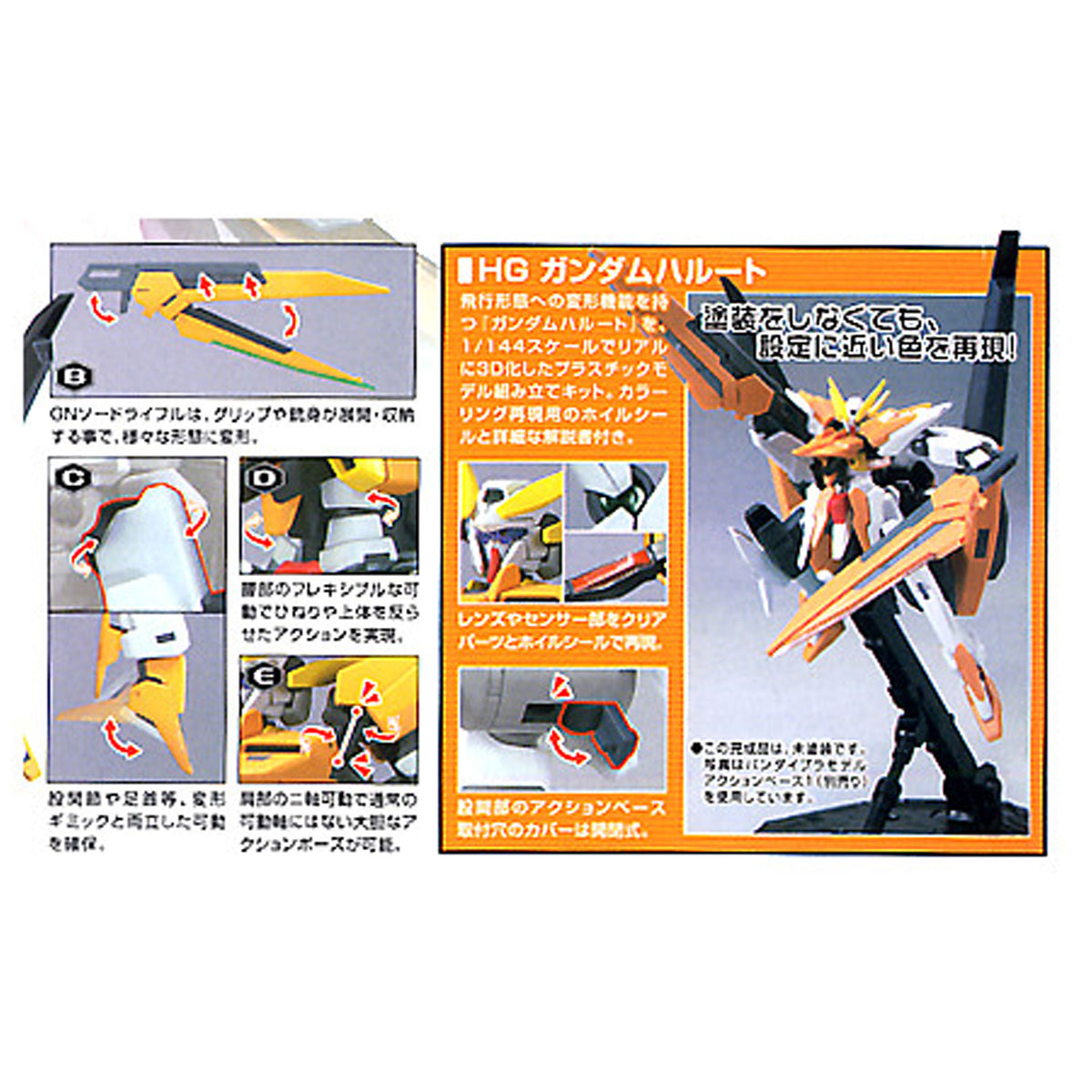 Hg Gundam Harute 1/144 -Model kit