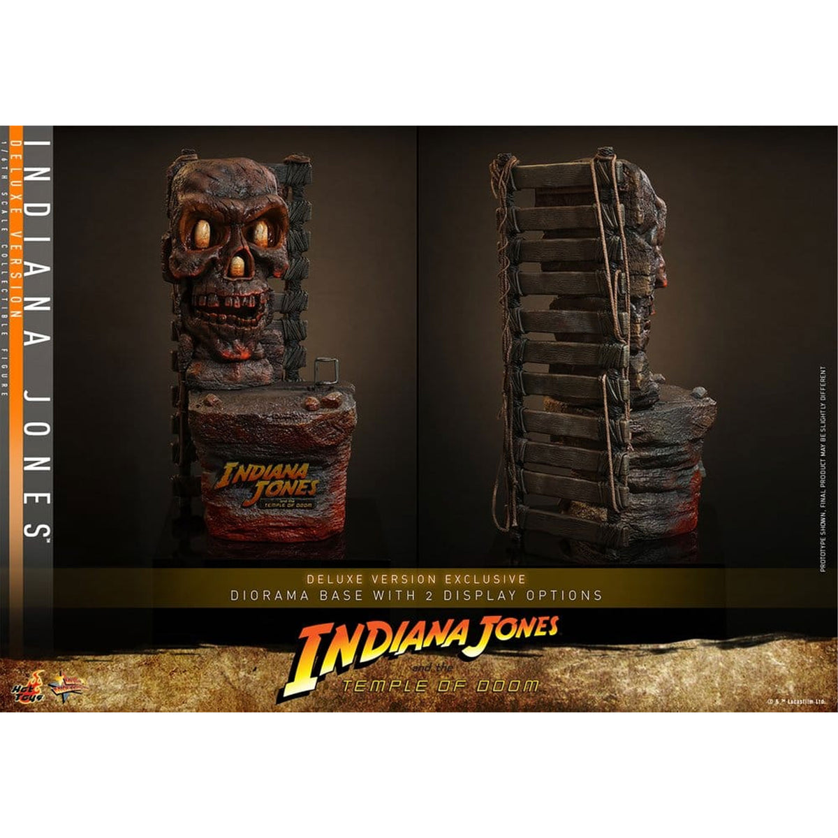 Indiana Jones Movie Masterpiece 1/6 Indiana Jones (Deluxe Version) -Action Figure