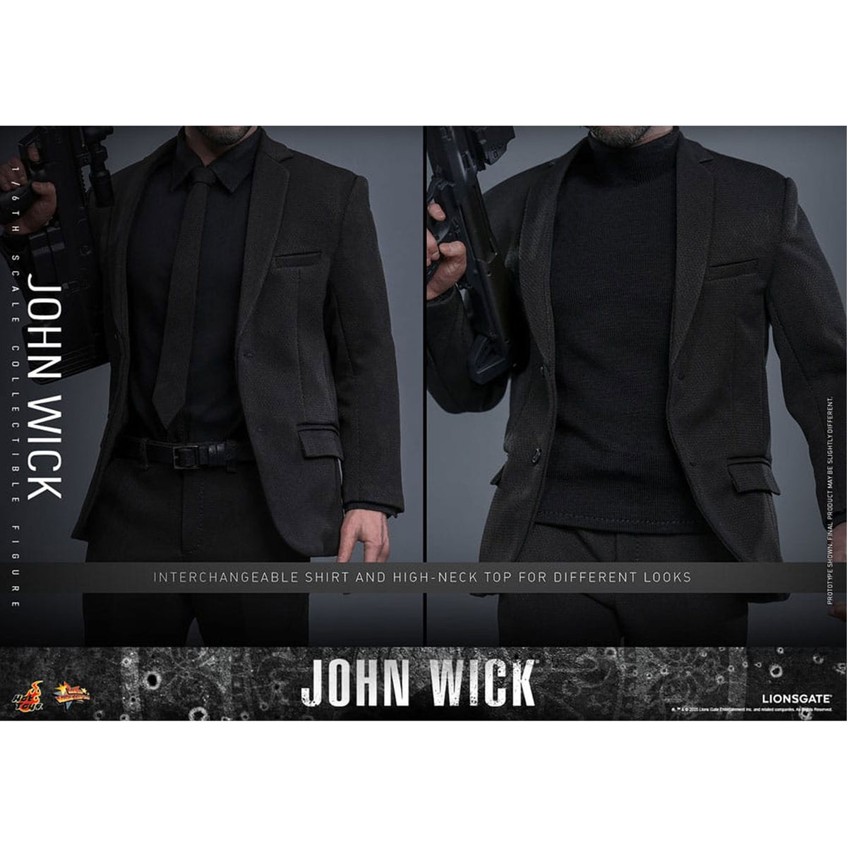 John Wick Movie Masterpiece 1/6 John Wick -Action Figuuri
