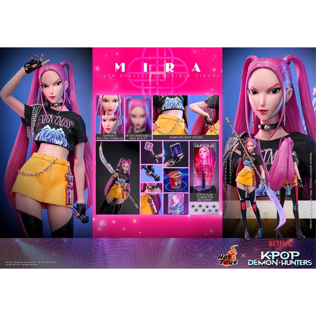 KPop Demon Hunters 1/6 Mira -Action Figure