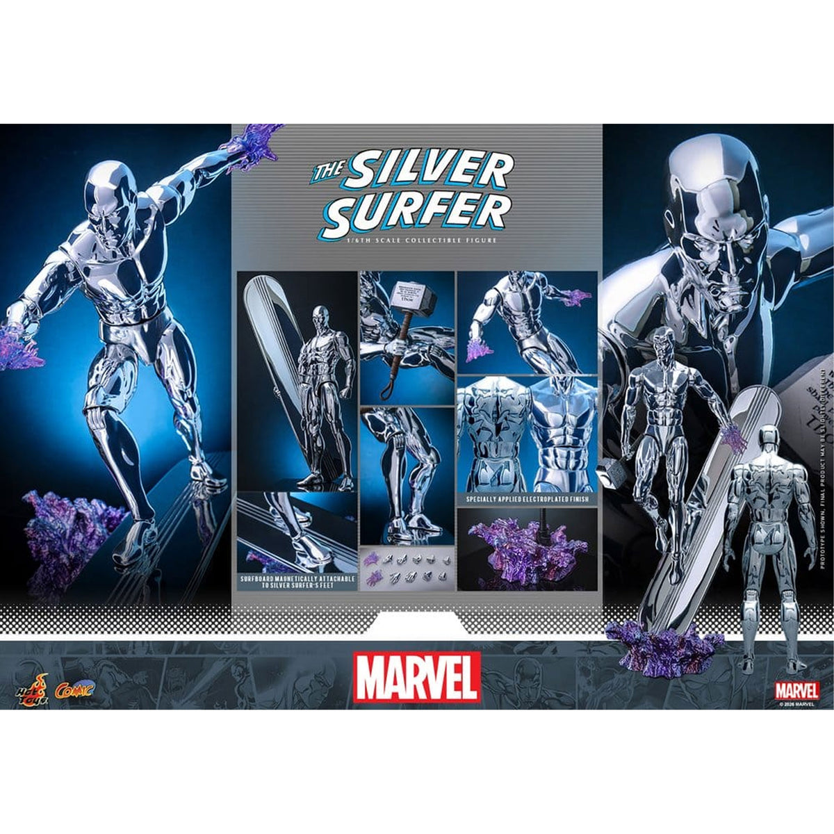 Marvel 1/6 Silver Surfer -actionfigur